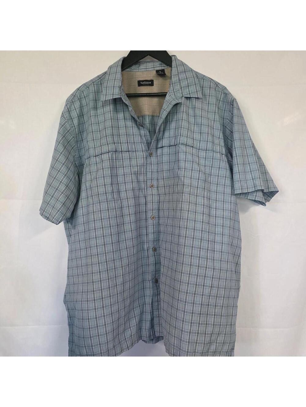 Van Heusen Men's Blue and Navy Shirt